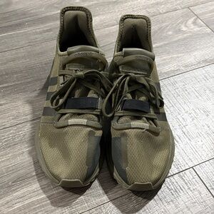 Adidas Khaki Green Athletic Shoes